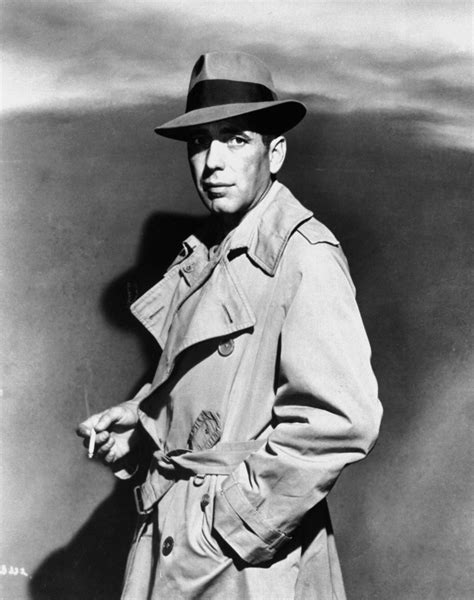 humphrey bogart burberry trench